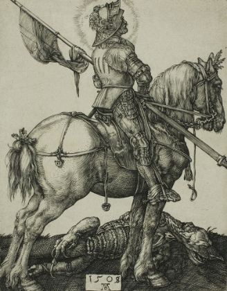 Picture of ST GEORGE ON HORSEBACK