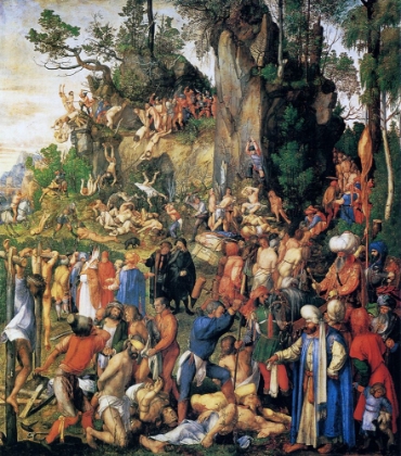 Picture of THE MARTYRDOM OF TEN THOUSAND CHRISTIANS 1508