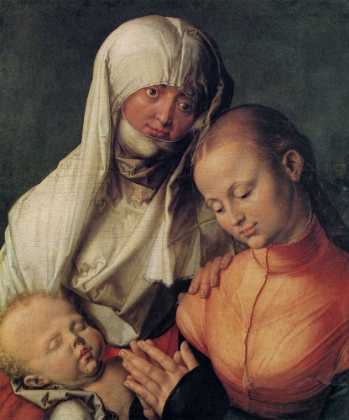Picture of THE VIRGIN AND CHILD WITH ST ANNE 1519