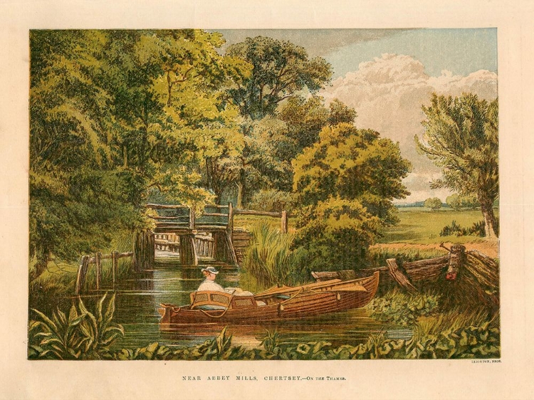 Picture of 1874 VOL. 30 - NEAR ABBEY MILLS, CHERTSEY