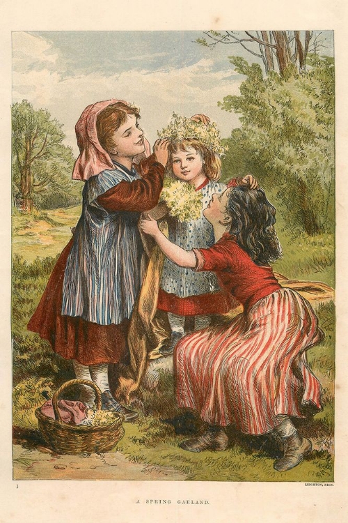 Picture of 1876 VOL. 32 - A SPRING GARLAND