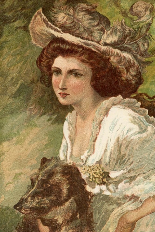 Picture of 1882 VOL. 38 - LADY WITH DOG
