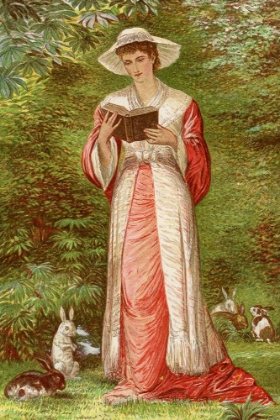 Picture of 1883 VOL. 39 - LADY WITH RABBITS