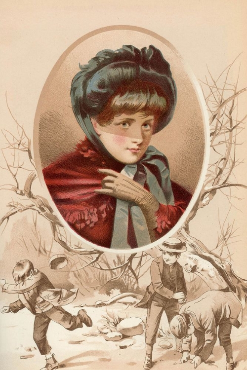 Picture of 1887 VOL.43 - EARLY WINTER GIRL