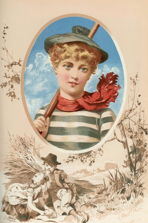 Picture of 1887 VOL.43 - LATE SUMMER GIRL