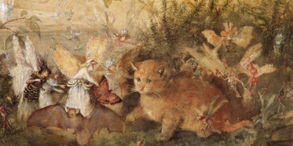 Picture of CAT AMONGST THE PIGEONS CA 1860
