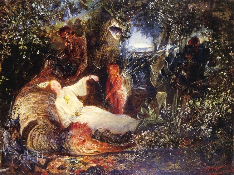 Picture of THE CAPTIVE DREAMER 1856