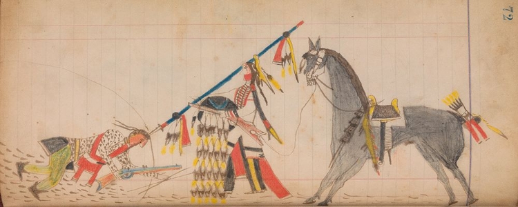 Picture of SOUTHERN AND NORTHERN CHEYENNE LEDGER 72