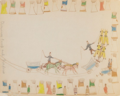 Picture of CHEYENNES CAMP 1875