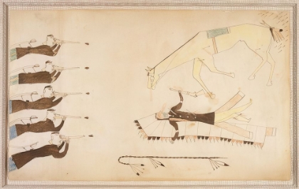 Picture of NATIVE AMERICAN LEDGER BOOK DRAWING NO 3