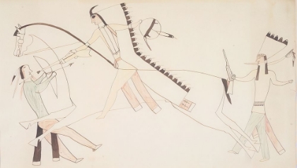 Picture of CHEYENNE NATIVE AMERICAN LEDGER BOOK DRAWING NO 1