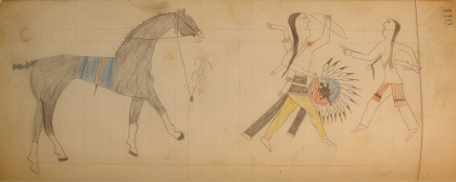 Picture of CHEYENNE OR ARAPAHO DRAWING PAGE 110
