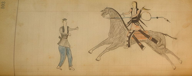 Picture of CHEYENNE OR ARAPAHO DRAWING PAGE 103
