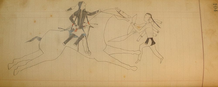 Picture of CHEYENNE OR ARAPAHO DRAWING PAGE 104