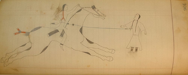 Picture of CHEYENNE OR ARAPAHO DRAWING PAGE 106