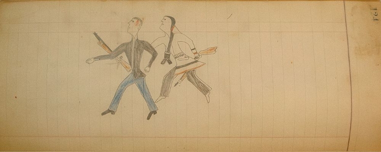 Picture of CHEYENNE OR ARAPAHO DRAWING PAGE 124