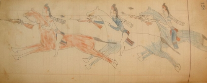 Picture of CHEYENNE OR ARAPAHO DRAWING PAGE 128