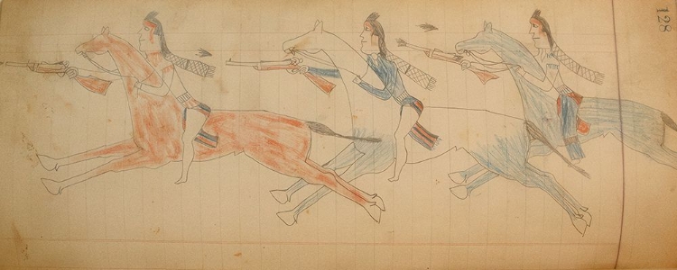 Picture of CHEYENNE OR ARAPAHO DRAWING PAGE 128