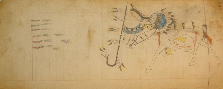 Picture of CHEYENNE OR ARAPAHO DRAWING PAGE 140