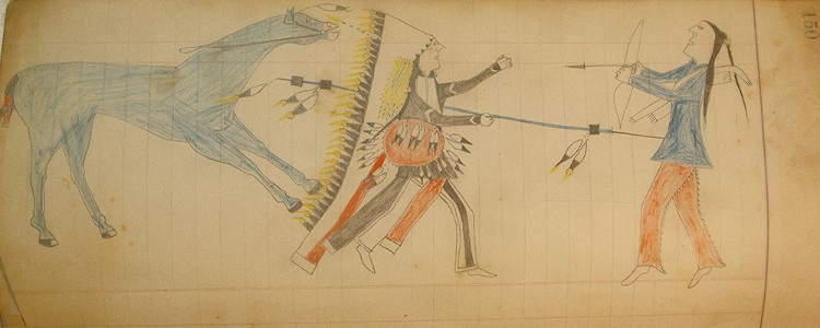 Picture of CHEYENNE OR ARAPAHO DRAWING PAGE 150