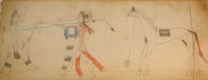 Picture of CHEYENNE OR ARAPAHO DRAWING PAGE 152