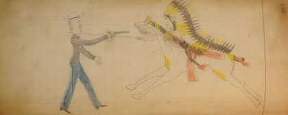 Picture of CHEYENNE OR ARAPAHO DRAWING PAGE 156