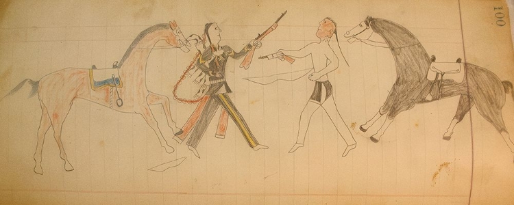 Picture of CHEYENNE OR ARAPAHO DRAWING PAGE 100