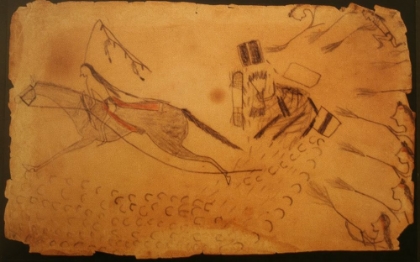 Picture of NATIVE AMERICAN LEDGER DRAWINGS PAGE 2