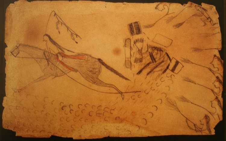 Picture of NATIVE AMERICAN LEDGER DRAWINGS PAGE 2