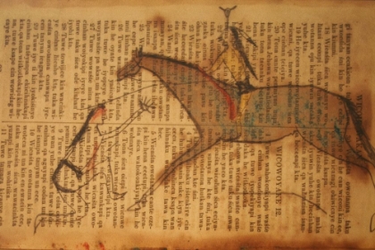 Picture of NATIVE AMERICAN LEDGER DRAWINGS PAGE 3