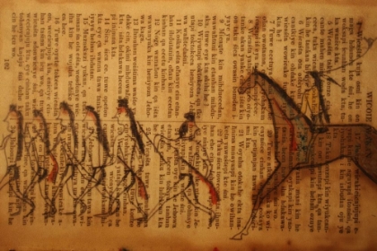 Picture of NATIVE AMERICAN LEDGER DRAWINGS PAGE 4