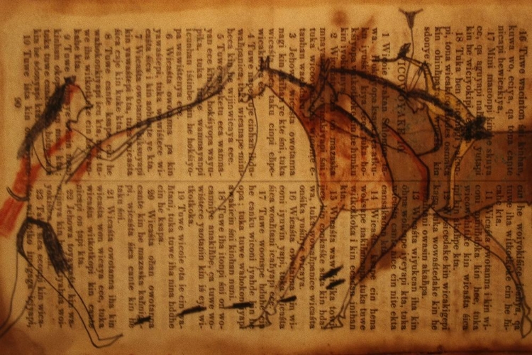 Picture of NATIVE AMERICAN LEDGER DRAWINGS PAGE 6