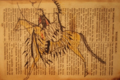 Picture of NATIVE AMERICAN LEDGER DRAWINGS PAGE 7