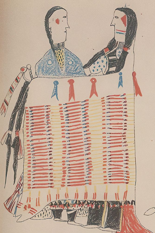 Picture of CHEYENNE INDIAN COURTING SCENE 1