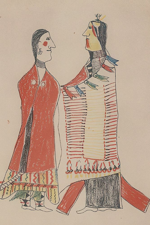 Picture of CHEYENNE INDIAN COURTING SCENE 2