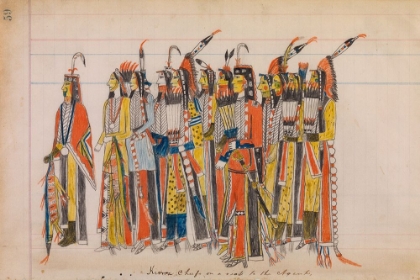 Picture of KIONA CHIEFS ON A VISIT TO THE AGENT