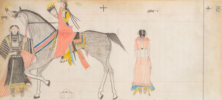 Picture of NATIVE AMERICAN MAN AND TWO WOMEN