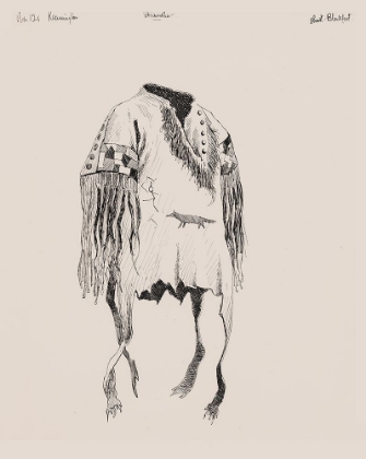 Picture of SHIRT BLACKFOOT, ILLUSTRATION FOR THE SONG OF HIAWATHA 1889