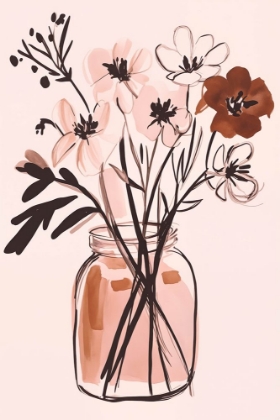 Picture of FADED FLORAL MEMORIES II