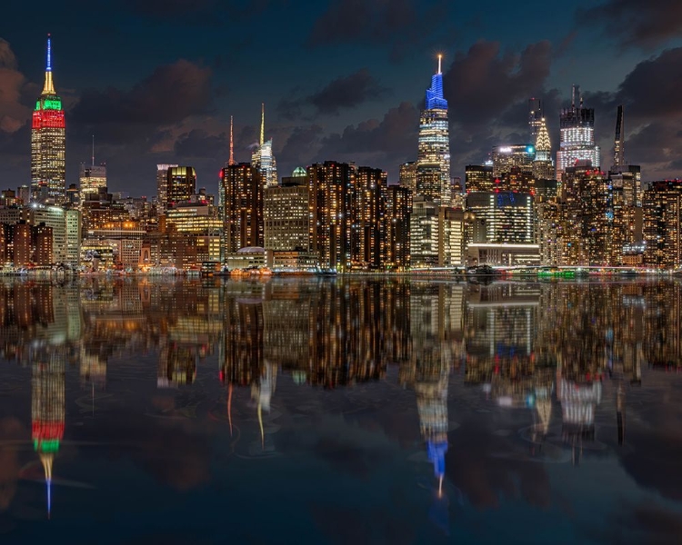 Picture of REFLECTION OF MID-MANHATTAN SKYLINE