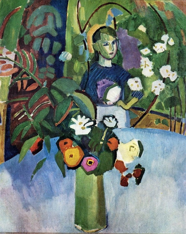 Picture of AMONGST THE FLOWERS 1907