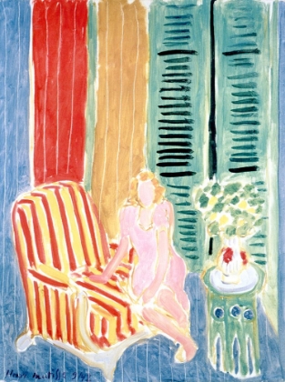 Picture of YOUNG WOMAN IN A PINK DRESS 1942