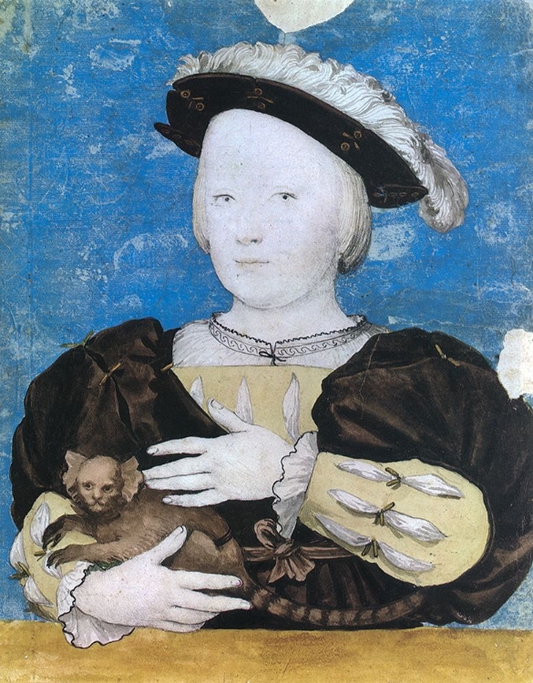 Picture of EDWARD, PRINCE OF WALES, WITH MONKEY CA 1541