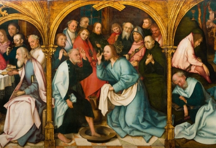 Picture of CHRIST WASHING ST PETERS FEET 1501