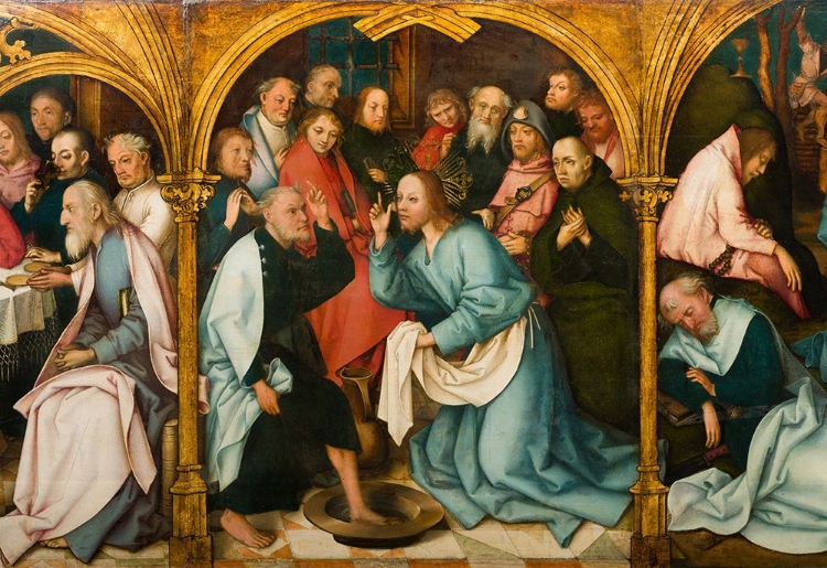 Picture of CHRIST WASHING ST PETERS FEET 1501