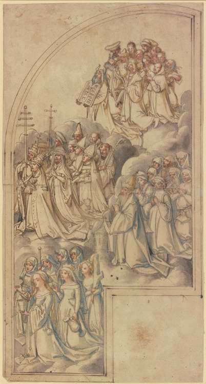 Picture of INTERIOR OF AN ALL SAINTS ALTARPIECE 1511