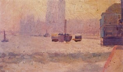 Picture of FOG, THAMES EMBANKMENT 1884