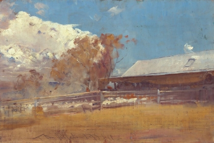 Picture of SHEARING SHED, NEWSTEAD CA 1893