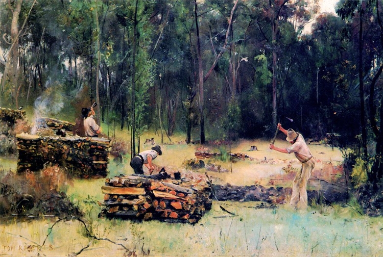 Picture of THE SPLITTERS CA 1886