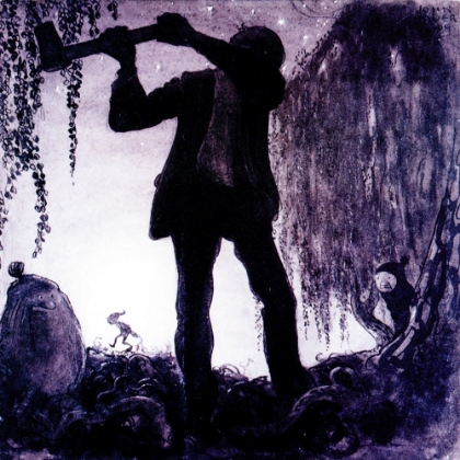 Picture of ANDREW FELLED THE TREE CA 1907